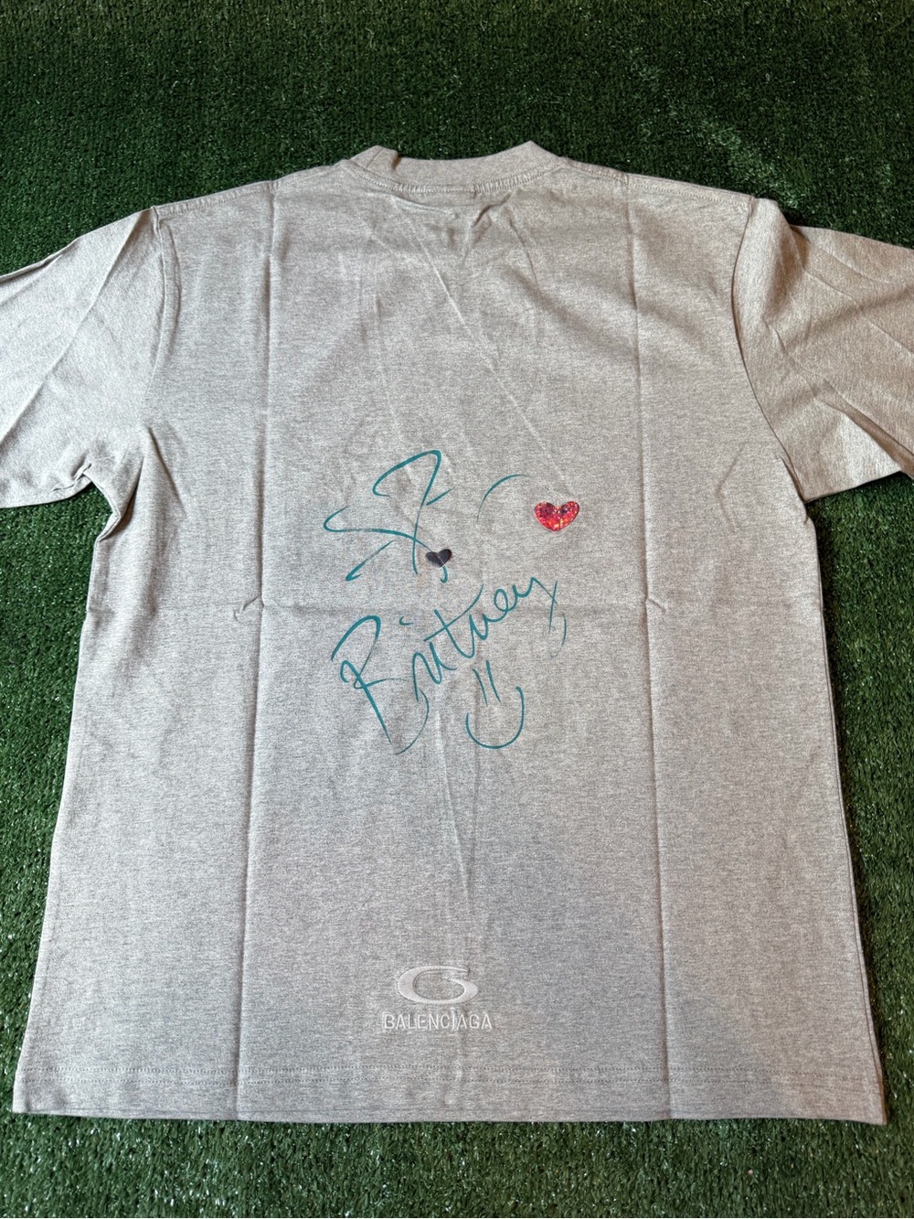 Grey 'Britney' Graphic Tee - Picture 4 of 11